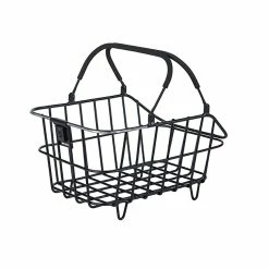 Basil Cento Multisystem Nordlicht Panier En Aluminium Noir Avec Poignée Avant