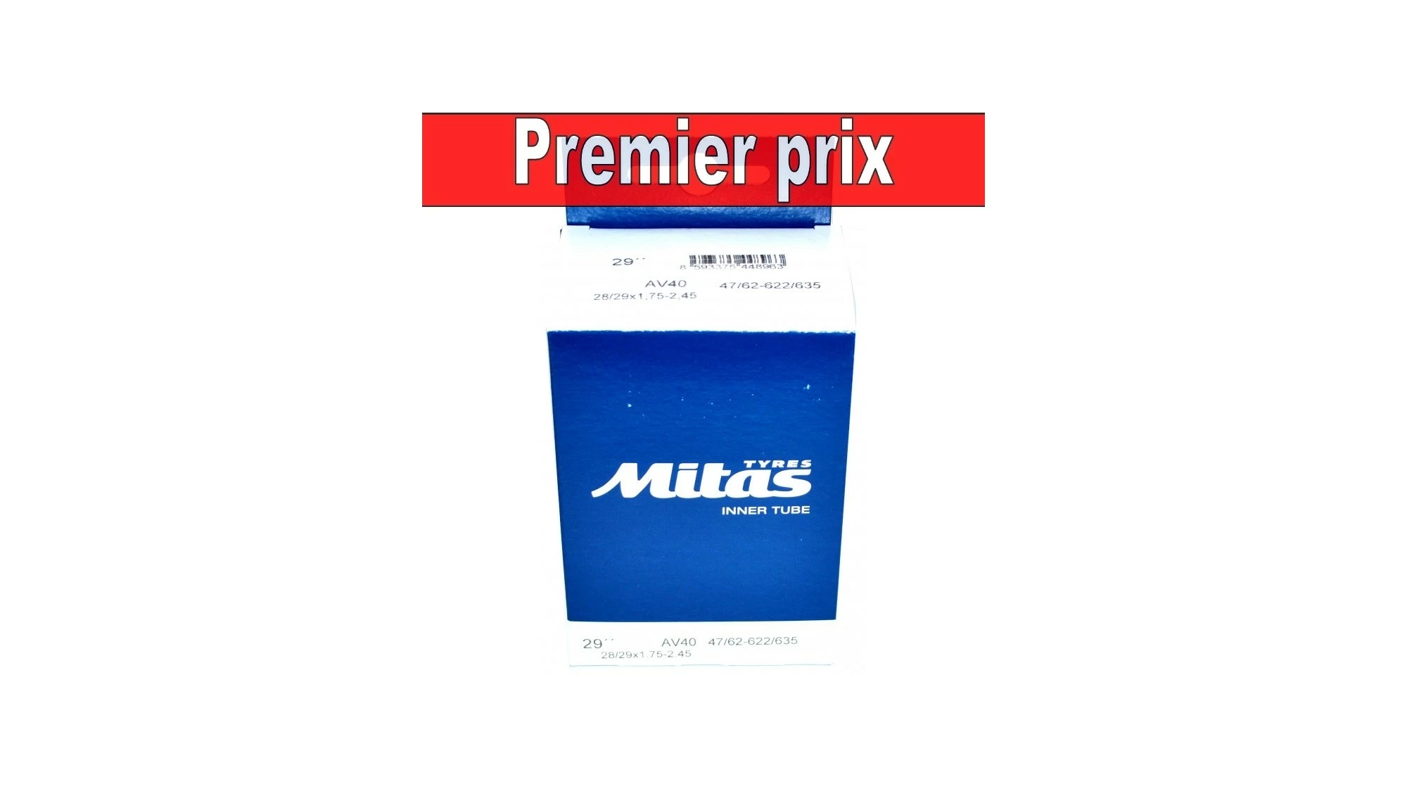 CHAMBRE A AIR 29X1.75/2.45 MITAS SCHRADER 40MM 3 CHAMBRE A AIR 29X1.75/2.45 MITAS SCHRADER 40MM