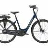 Bicicleta Híbrida Eléctrica Color Azul Marca Trek