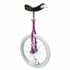 Qu-ax Onlyone 20 "jante En Aluminium Couvert Blanc Un Cycle Couleur Fuchsia
