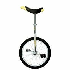 Monocycle Qu-ax 20 "luxus Chrome Avec Jante Alu, Pneu Noir