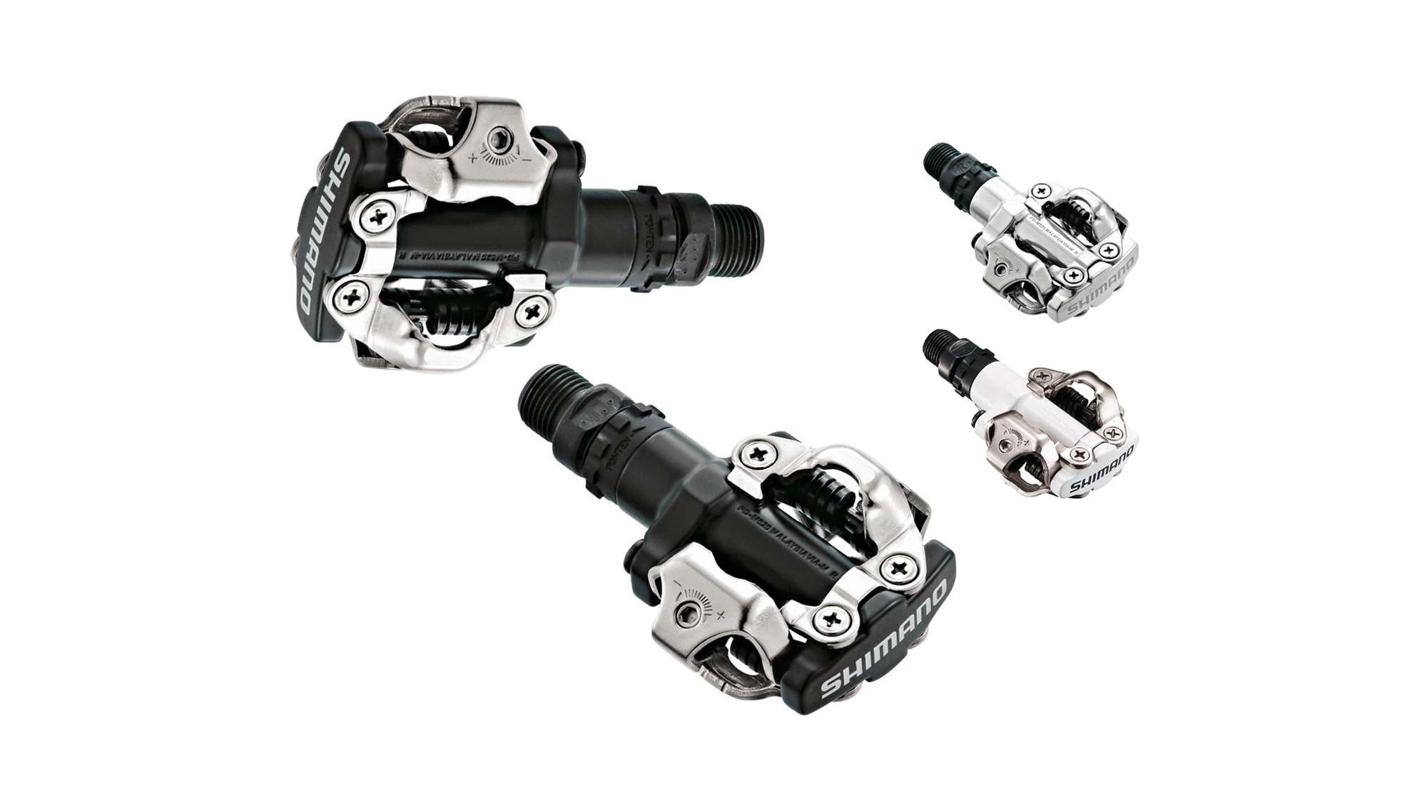 PEDALES SHIMANO VTT M520 NOIR 3 PEDALES SHIMANO VTT M520 NOIR